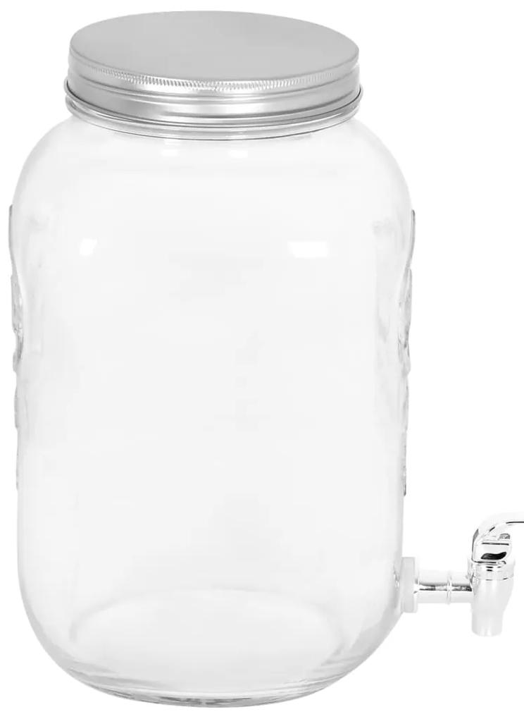 vidaXL Διανεμητές Ποτών 2 τεμ. 8050 ml Γυάλινοι
