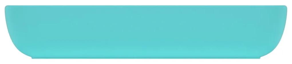 Νιπτήρας Πολυτελής Ορθογώνιος Αν. Πράσινο Ματ 71x38εκ Κεραμικός - Πράσινο