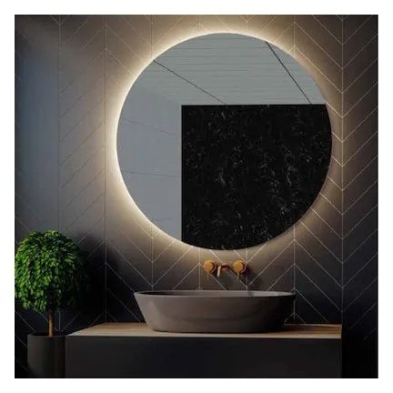 Karag Στρογγυλός Καθρεύτης μπάνιου με LED ADEL 900- Ø900mm ADEL R90