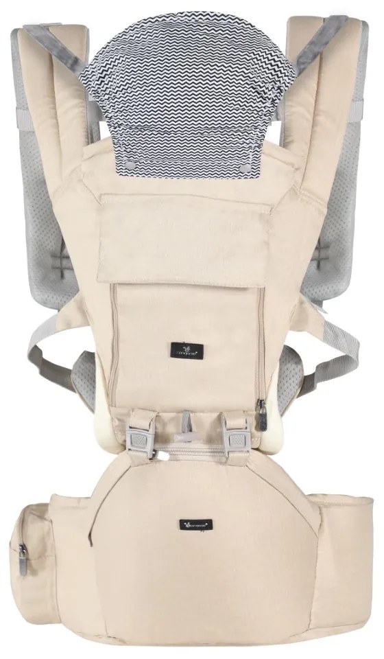 CANGAROO ΒΡΕΦΙΚΟ ΜΑΡΣΙΠΟ ΜΕ ΚΑΘΙΣΜΑ ΑΠΟΣΠΩΜΕΝΟ IVY BEIGE 3800146271244