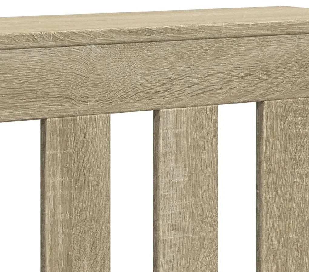 vidaXL Κάλυμμα Καλοριφέρ Sonoma Δρυς 104x20x82 εκ. Επεξεργασμένο Ξύλο