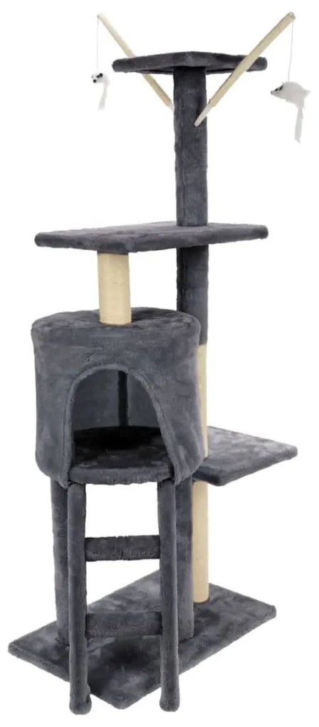 Pets Collection Ονυχοδρόμιο Πύργος Γκρι 45 x 30 x 110 εκ.