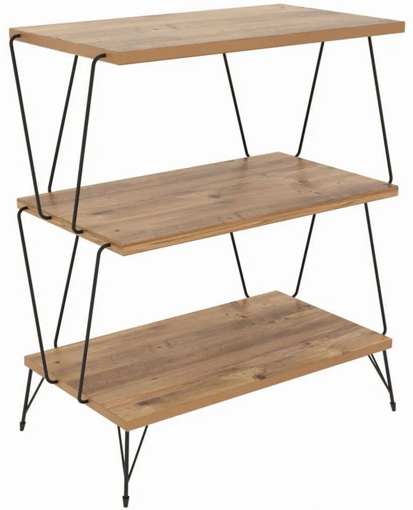 Τραπεζάκι Βοηθητικό Lazandos 854KLN4320 46x30x76cm Pine-Black