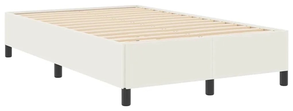 vidaXL Σκελετός Κρεβατιού Κρεμ 120 x 200 cm Βελούδο