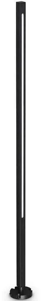 Φωτιστικό Δαπέδου Jedi 293196 2,5x2,5x120,5cm Led 2250lm 19W 3000K Black Ideal Lux