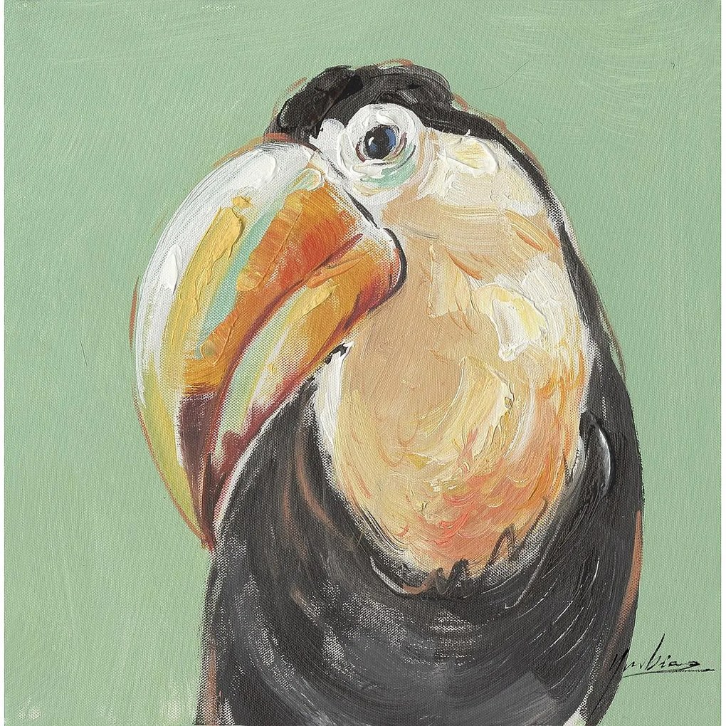 Πίνακας ArteLibre "Ζωϊκό Βασίλειο" Καμβάς 30x30cm-14670090