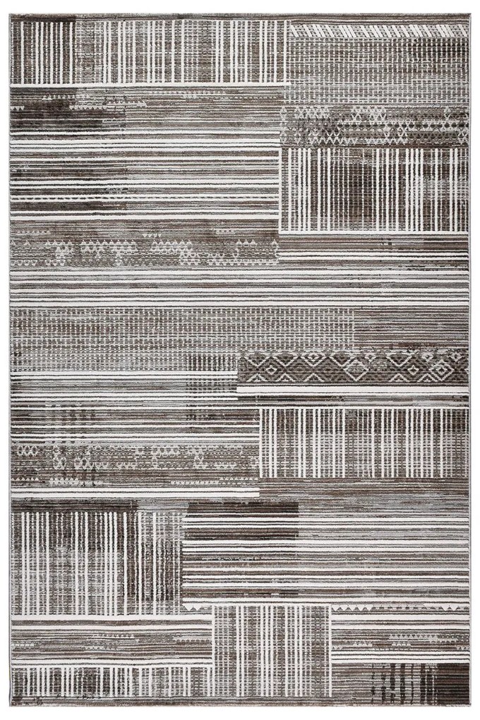 Χαλιά Κρεβατοκάμαρας (Σετ 3τμχ) Polcarpet Havana Aztec 793 Grey White