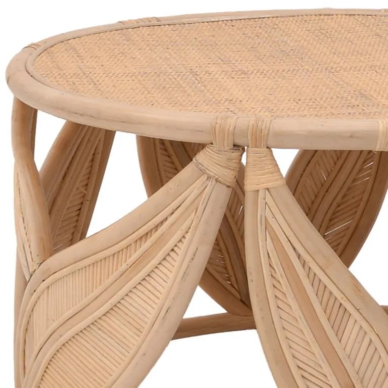 Σαλόνι Radictive-Siderty σετ 3τεμ rattan σε φυσική απόχρωση 80x80x45 εκ.