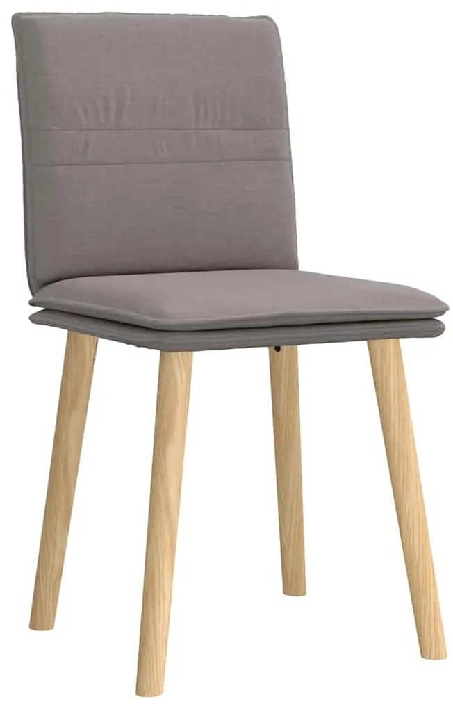 vidaXL Πολυθρόνες Τραπεζαρίας 2 τεμ. Taupe Υφασμάτινες