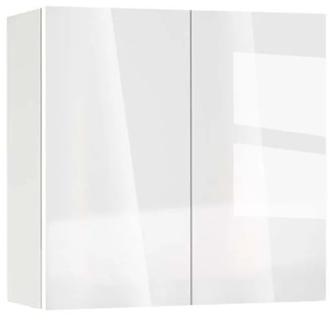 Ντουλάπι Κουζίνας κρεμαστό 80εκ., Νο 80  Alba Gloss, κωδ.1219922690 , Genomax Genom1219922690