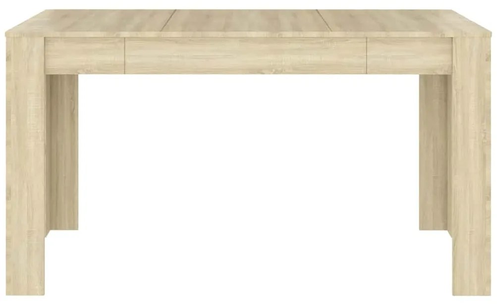 vidaXL Τραπεζαρία Sonoma Δρυς 140 x 74,5 x 76 εκ. Επεξεργασμένο Ξύλο