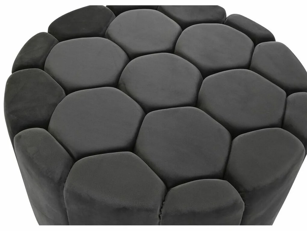 Υποπόδια DKD Home Decor Γκρι 30 % πολυεστέρας (85 x 85 x 48 cm)