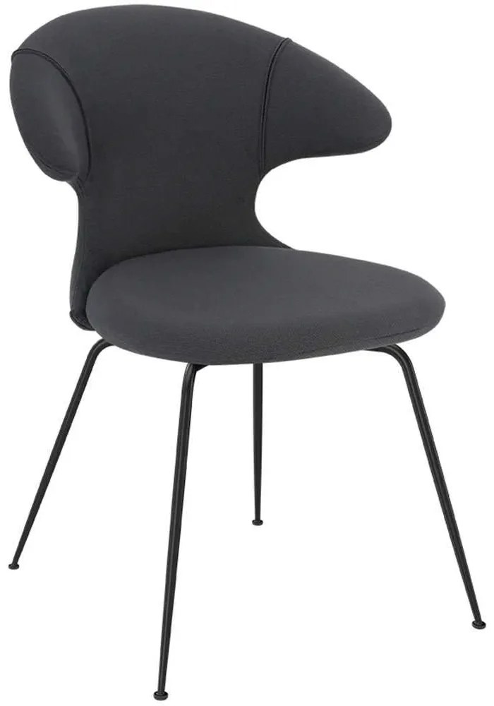 Καρέκλα Τραπεζαρίας Time Flies Horizons S 590-04C5901-3 57x59x83cm Dark Grey-Black Umage Steel,Polyester