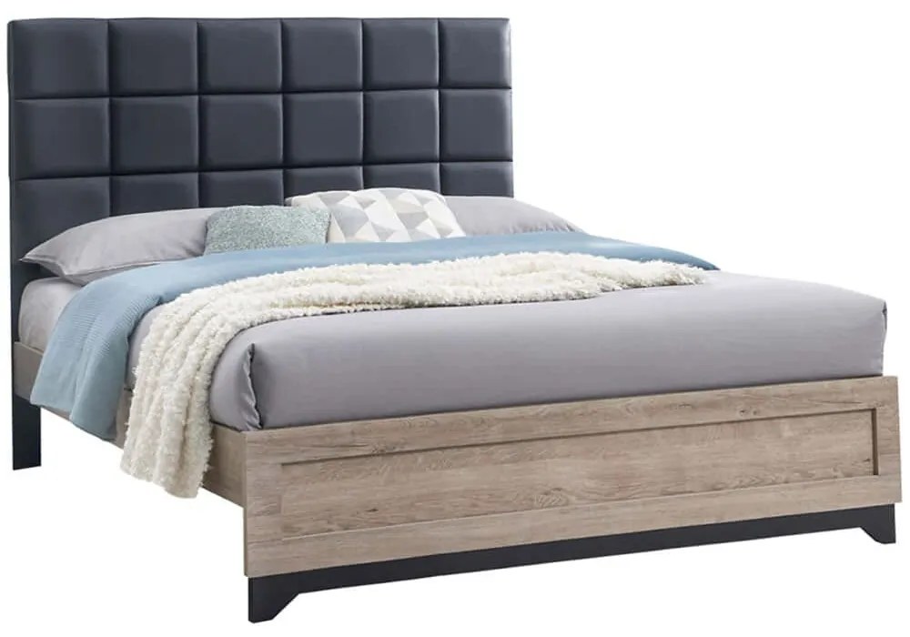 Κρεβάτι Aelia (Για Στρώμα 160x200cm) HM684 166x204x129cm Sonoma-Grey Double
