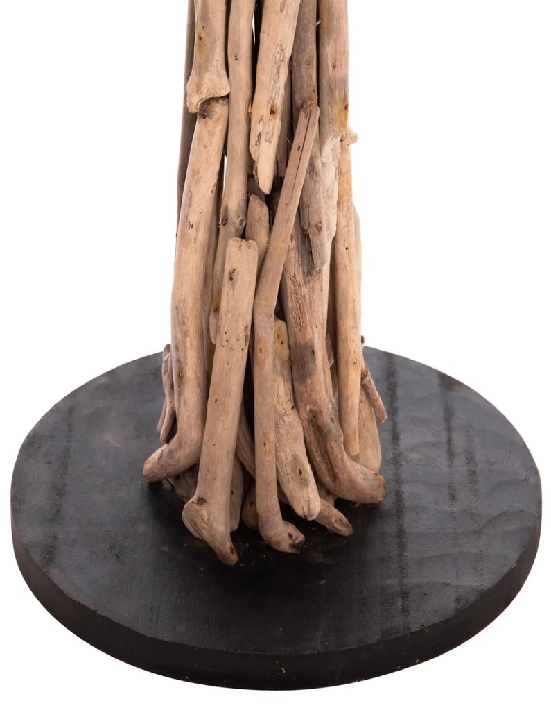 Διακοσμητικό Φωτιστικό Δαπέδου ALTAR C4433 Driftwood Φυσικό - PVC Λευκό Φ45x142Υ εκ. 45x45x142 εκ.
