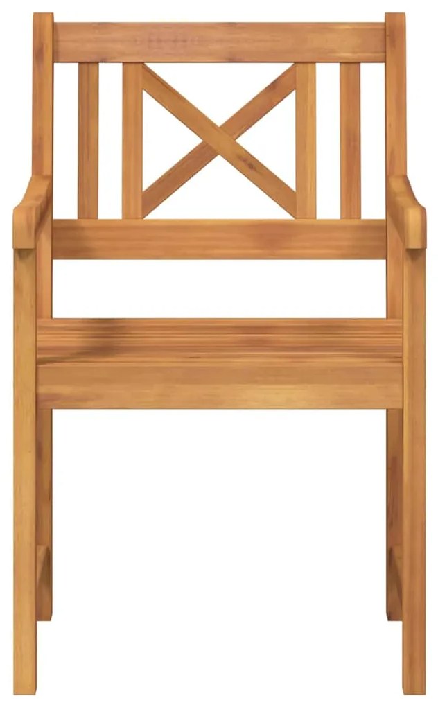 vidaXL Καρέκλα Κήπου 2 pcs 56 x 56 x 90 εκ. Στερεό Ξύλο Ακακίας