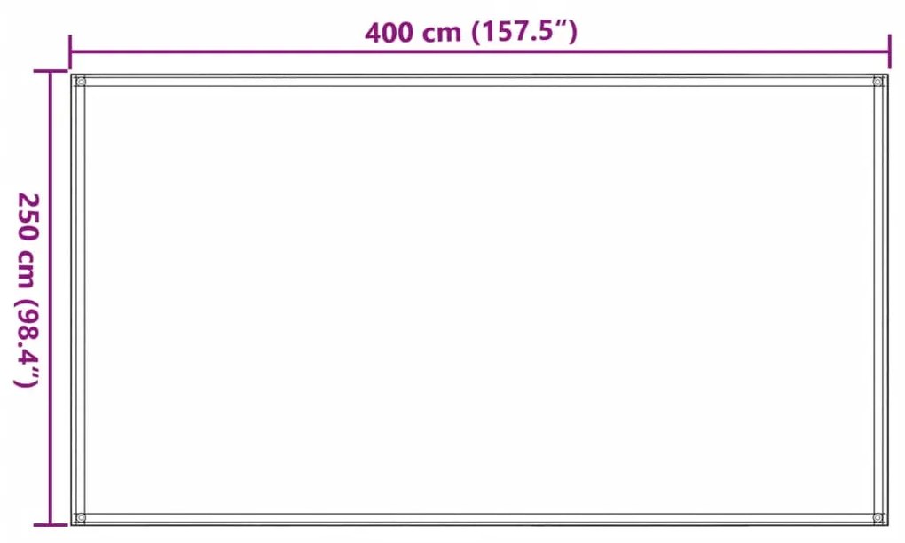 Χαλί Σκηνής Ανθρακί 250 x 400 εκ.