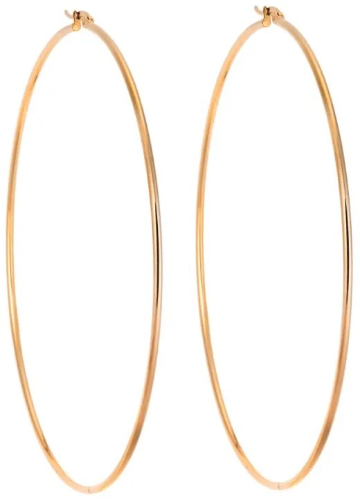 Σκουλαρίκια Senza Steel 10 cm Gold Plated