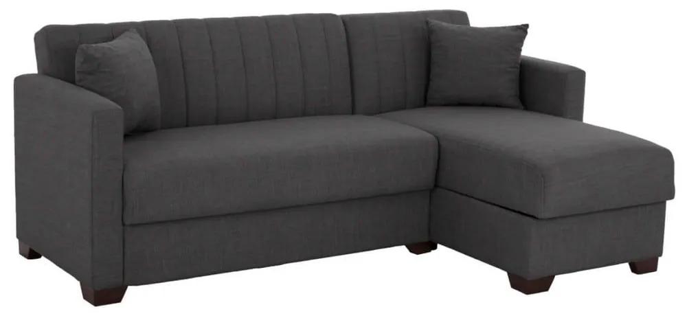 Καναπές Κρεβάτι Γωνία Ghufran HM3244.03 Αναστρέψιμη 200x133x77cm Grey Ύφασμα