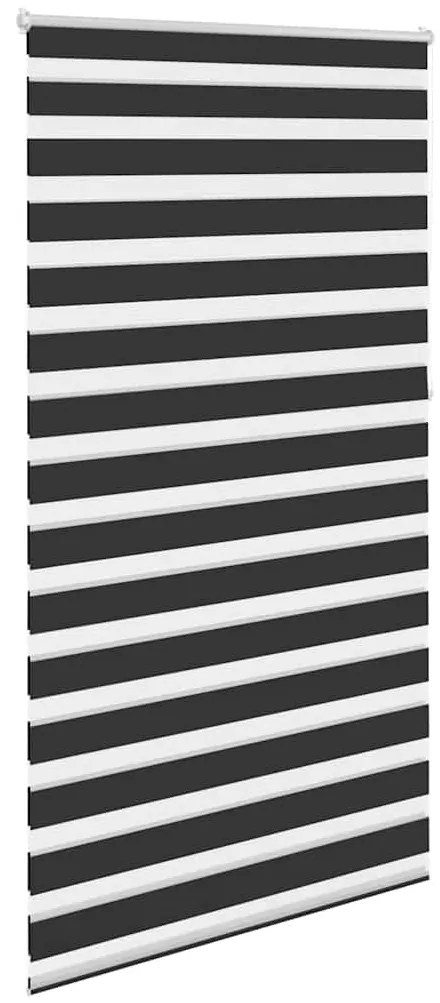 vidaXL Σύστημα Σκίασης Ρόλερ Zebra Μαύρο 120 x 230 εκ.