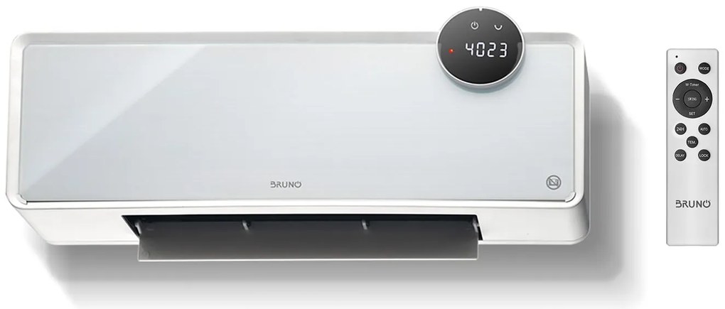 BRUNO BRN-0258 Κεραμικό Αερόθερμο 2000W IP22, προηγμένων λειτουργιών με ανεμιστήρα