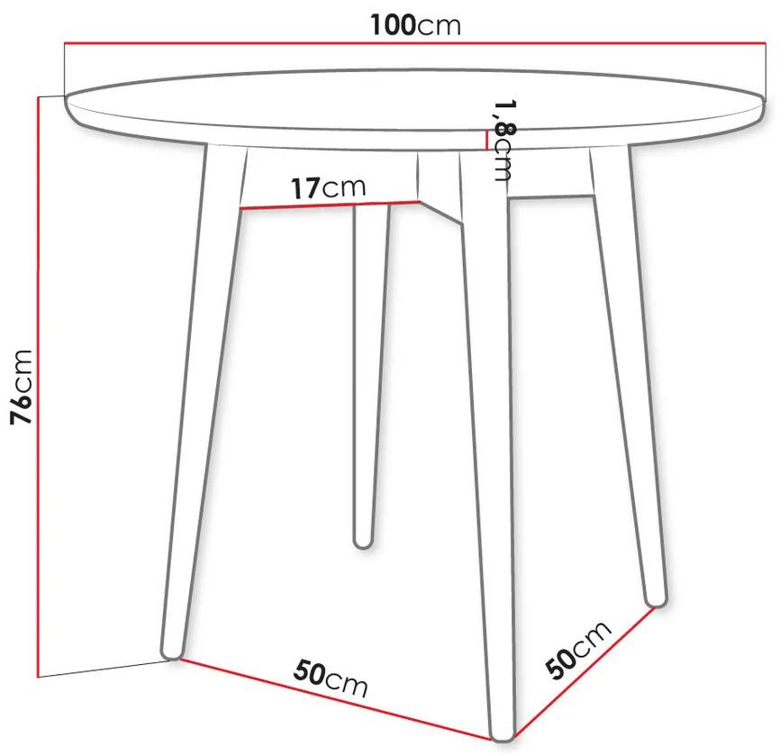 Τραπέζι Racine 117, Καφέ, 75cm, 21 kg, Ινοσανίδες μέσης πυκνότητας, Ξύλο, Ξύλο: Οξιά | Epipla1.gr