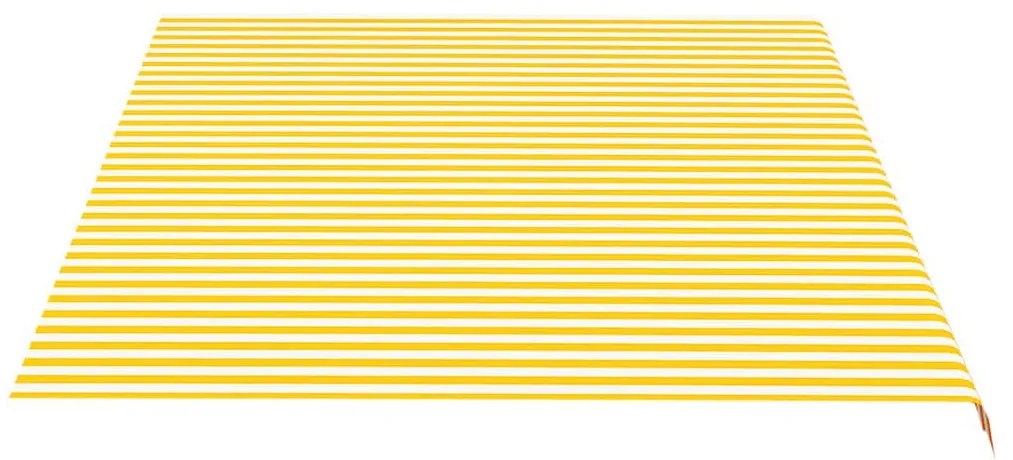 Τεντόπανο Ανταλλακτικό Κίτρινο / Λευκό 5 x 3,5 μ. - Κίτρινο