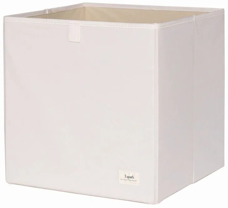 3Sprouts τετράγωνο καλάθι για παιχνίδια Cream