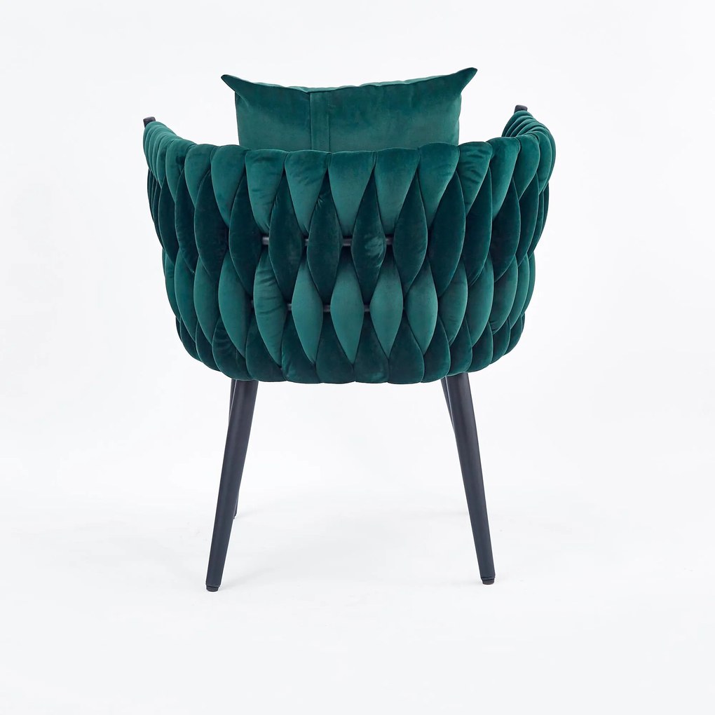 AVATAR 2 leisure armchair dark green/ black DIOMMI V-CH-AVATAR_2-FOT-C.ZIELONY