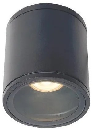 Φωτιστικό Οροφής GU10 50W IP65 Pro Eurolamp-145-25033-Ανθρακί 145-25033
