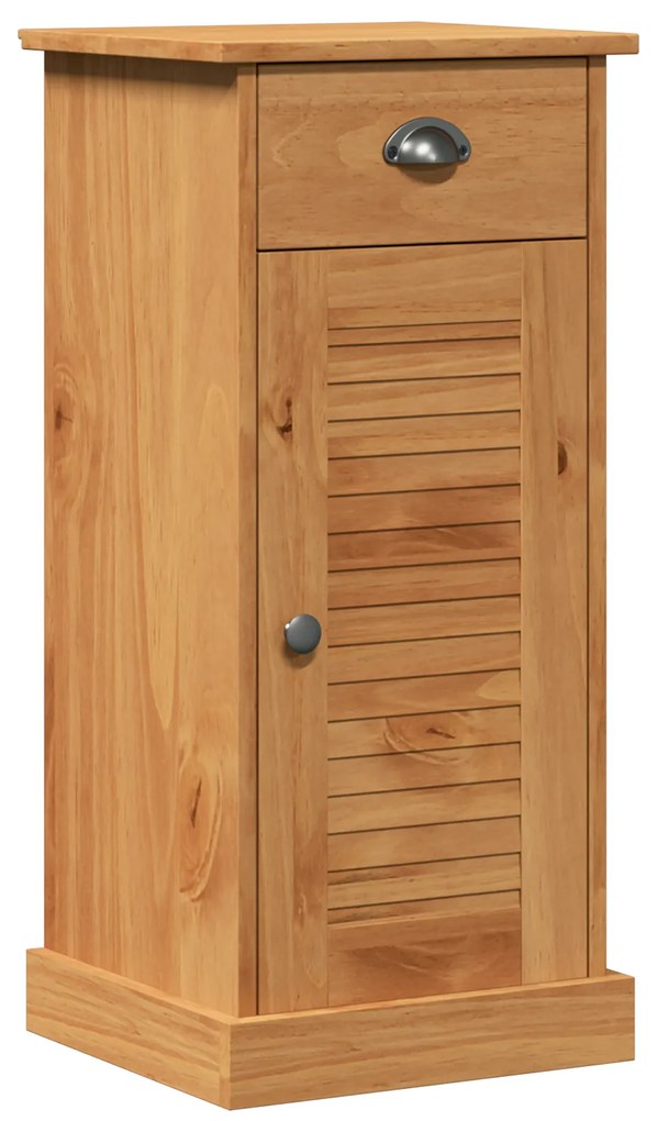 vidaXL Σετ Επίπλων Μπάνιου με συρτάρι 2 pcs Καφέ και Καραμέλα καφέ
