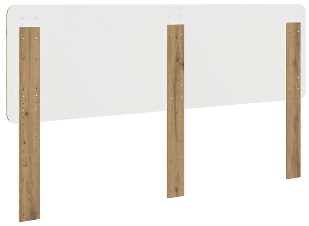 vidaXL Κεφαλάρι με κεφαλάρι Artisan Oak 200 cm Επεξεργασμένο ξύλο