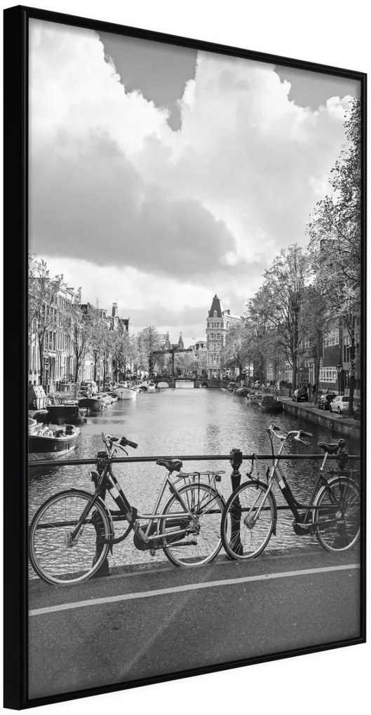 Αφίσα - Bicycles Against Canal - 30x45 - Μαύρο - Χωρίς πασπαρτού