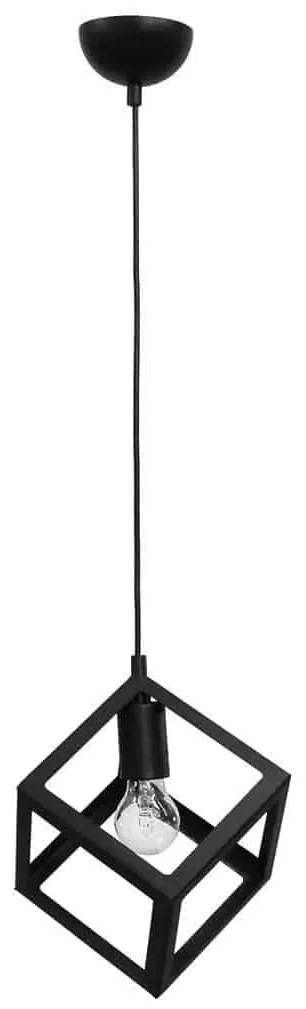 Φωτιστικό Οροφής Kyvos 1/L Black 34-0053 Heronia Metal