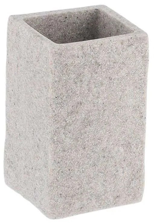 Ποτήρι Μπάνιου Stone 06.61120180 White Polyresin