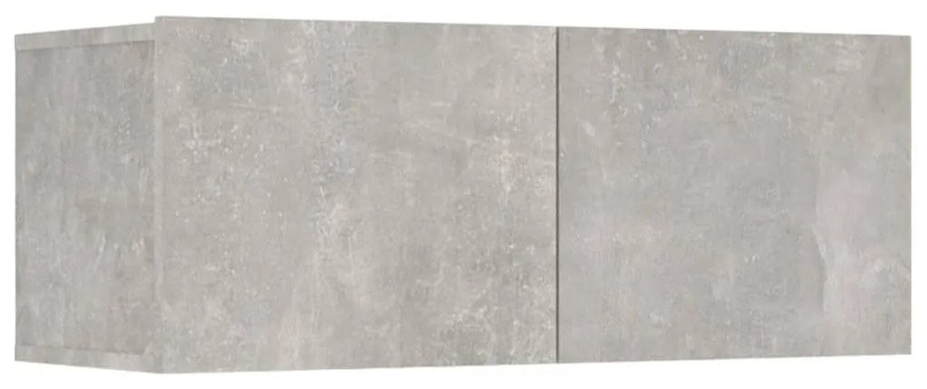 vidaXL Σετ Επίπλων Τηλεόρασης 7 Τεμαχίων Γκρι Σκυρ. Επεξεργασμένο Ξύλο