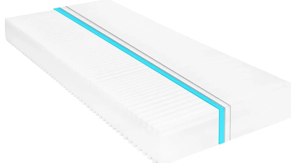 vidaXL Στρώμα με 7 Ζώνες 100x200 εκ./16 εκ. Αφρός Πολυουρεθάνης H2 H3