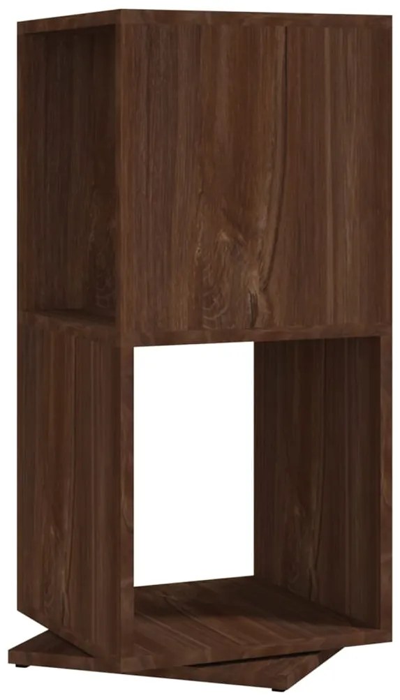 vidaXL Ντουλάπι Περιστρ. Καφέ Δρυς 34,5x34,5x75,5 εκ. Επεξ. Ξύλο