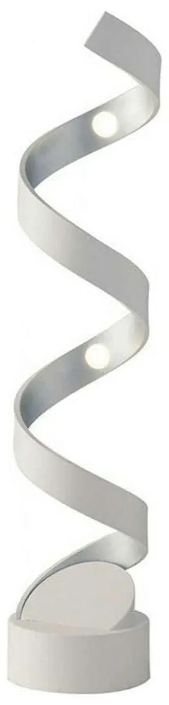 Φωτιστικό Δαπέδου Helix LED-HELIX-L4 BCO 12W Led 14,5x66cm White-Silver Luce Ambiente Design Aluminium
