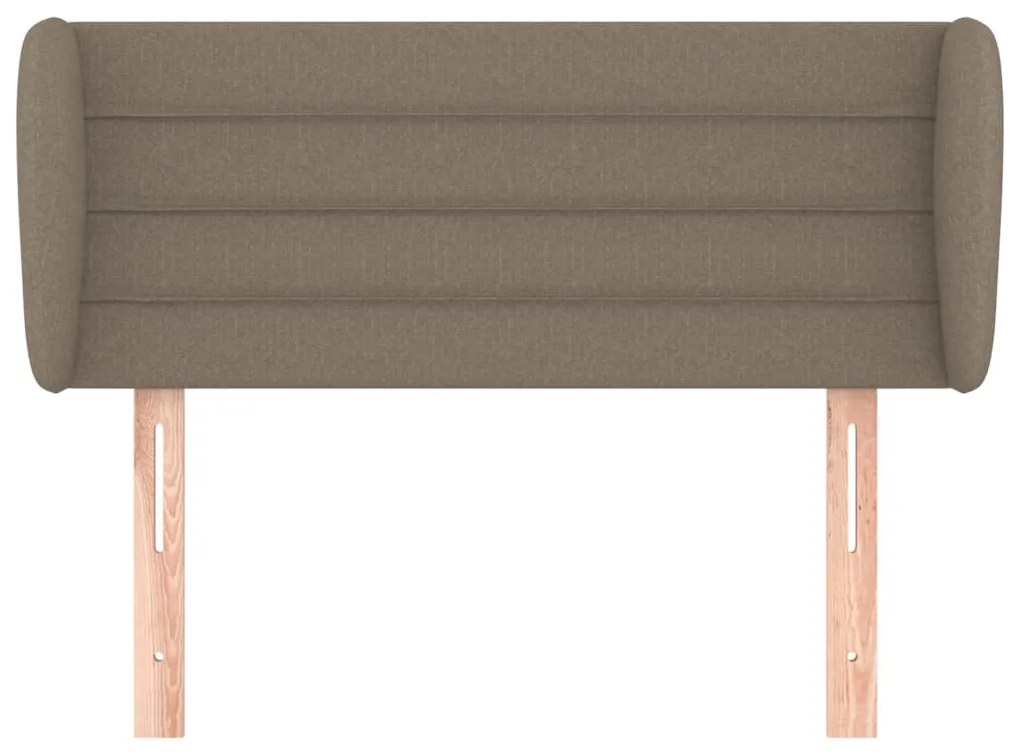 vidaXL Κεφαλάρι με Πτερύγια Taupe 83 x 23 x 78/88 εκ. Υφασμάτινο