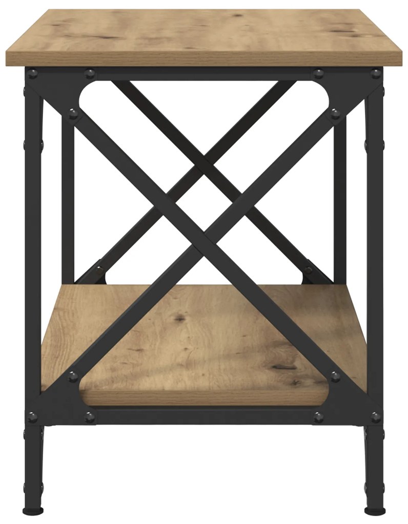 vidaXL Τραπεζάκι Πλευράς artisan δρυς 55 x 38 x 45 εκ