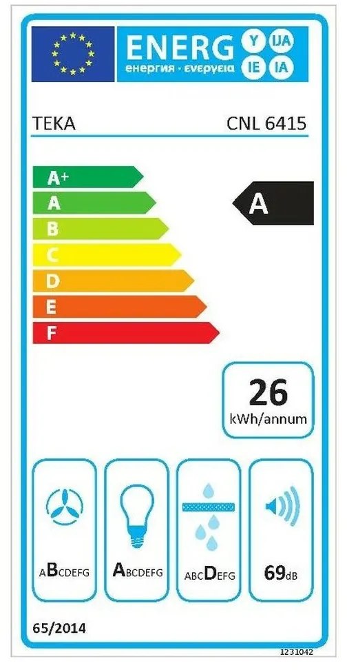 Συμβατικός Απορροφητήρας Teka 40436811 60 cm 385 m3/h 64 dB 110W Λευκό