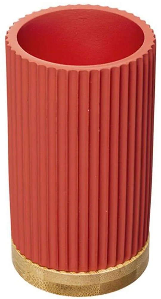Ποτήρι Μπάνιου Natureo 07.174541E Red Ceramic
