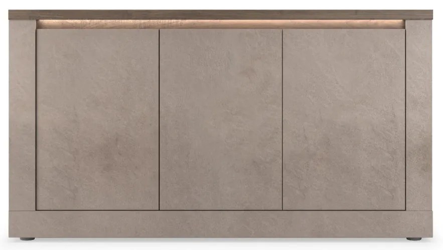 Έπιπλο Τηλεόρασης Ανθρακί Οξειδωμένο 121x43x57