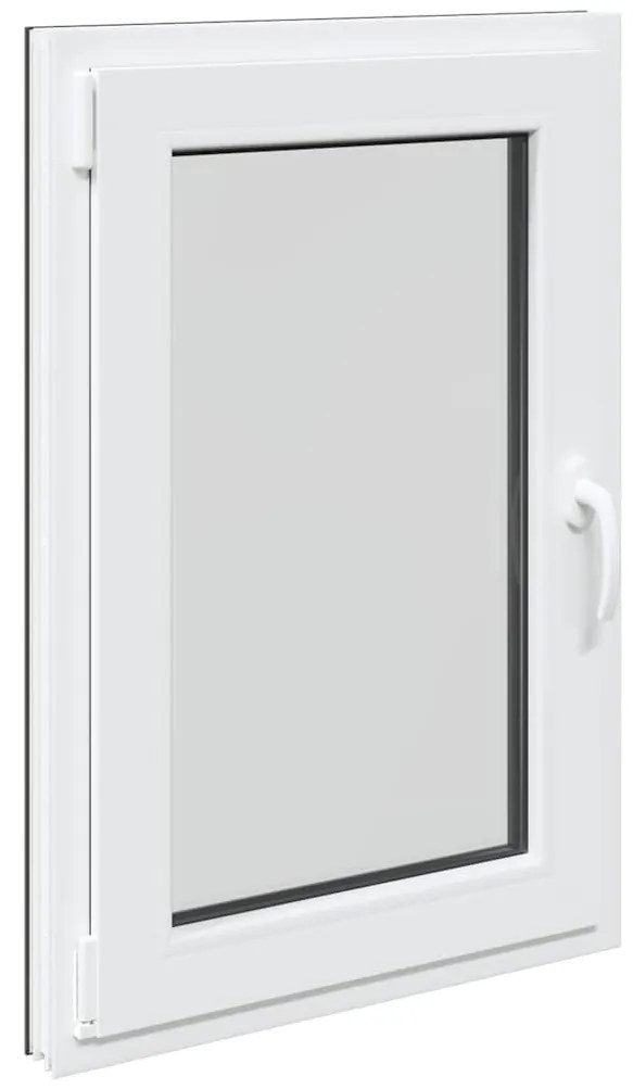vidaXL Παράθυρο Υπογείου "RISOR" 60x100 εκ. Ανακλινόμενο & Περιστρεφόμενο DIN Αριστερό Ανθρακί