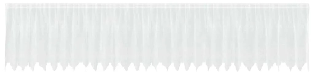 vidaXL Κουρτίνες με κουρτίνες Άλλο Λευκό 750 x 80 εκ. Πολυεστέρας