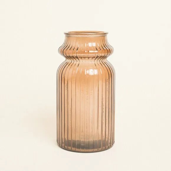 Beauty Home Γυάλινο Βάζο Ίριδα 28 CM