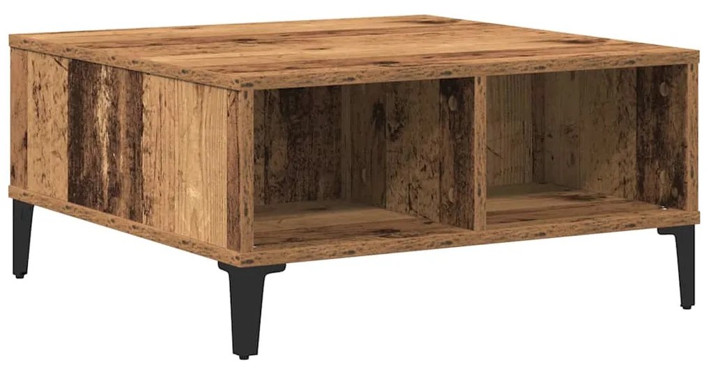 vidaXL Τραπεζάκι σαλονιού Παλαιό ξύλο 60 x 60 x 30 cm