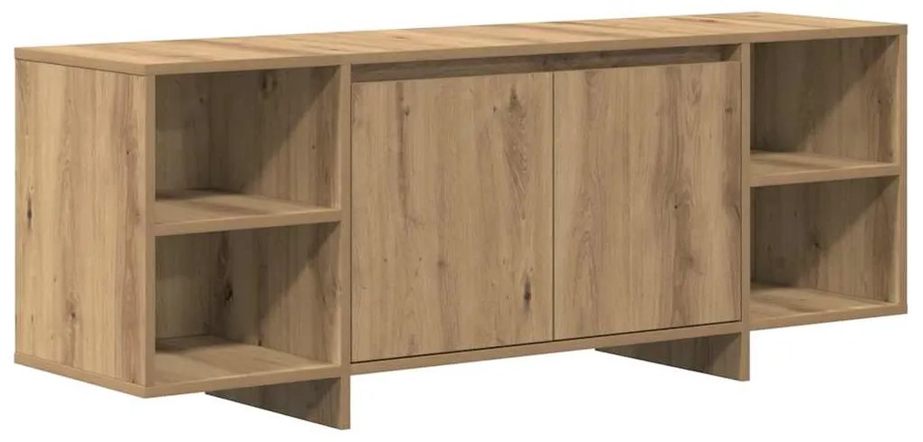 vidaXL Έπιπλο Τηλεόρασης Αρτισιανή Δρυς 130x35x50 εκ από Επεξεργ. Ξύλο