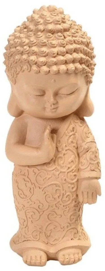 Διακοσμητική Φιγούρα Βούδας BOD102 7,5x7,5x20cm Beige Espiel Polyresin